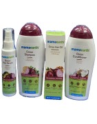 Mamaearth Anti-Hair Fall Kit: Onion Shampoo & Conditioner (200ml Each), Hair Oil (150ml), Hair Serum (100ml)